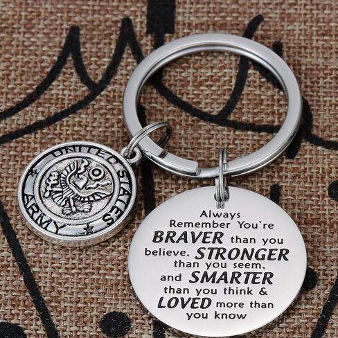 Kivosliviz الجيش المفاتيح هدايا للجنود نشر سلاسل المفاتيح للرجال هدايا النشر العسكري لصديقها الجيش المفاتيح in Kuwait