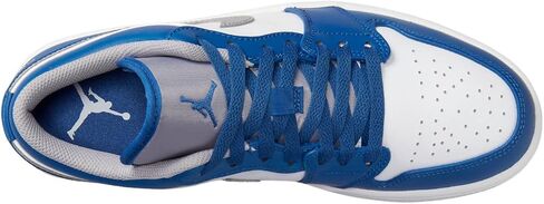 Nike Women's Air Jordan 1 Low UNC Basketball Shoe, True Blue/Cement Grey-white, 7 in Saudi Arabia