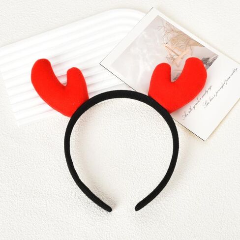 Deer Antler Headband for Men Women Cosplay Accessories for Adult Kids Reindeer Headband Deer Horns Ears Elk Headband Hairband Headpiece Xmas Christmas Costume Accessories Hair Decorations Ornaments in Saudi Arabia