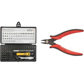 مجموعة Wiha 75965 مكونة من 65 قطعة 4 ESD Safe Master Technician Ratchet وMicroBits