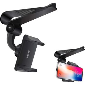 Cellet Adjustable Sun Visor Phone Mount with 360-Degree Rotation Compatible with iPhone 15 Pro Max Plus, iPhone 14 Pro Max Plus, Google Pixel 8 Pro and More