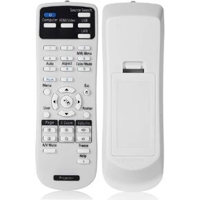 1613717 Replacement Projector Remote Control for Epson BrightLink 575Wi / 585Wi / 595Wi, PowerLite 570 / 575W / 580 / 585W Universal Controllor