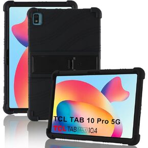 ATOOZ for TCL Tab Pro 5G Case 10.36 Inch,TCL TABMAX 10.4 Tablet Case for Kids Soft Silicone Case for TCL Tab Pro 5G Tablet (9198S) Nokia T20 Tablet Case - Black