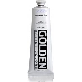 Golden Artist Acrylic, 5 Ounce Tube, Titan Violet Pale (1573-3)