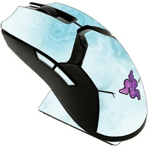 MightySkins Skin Compatible with Razer Viper Ultimate - Blue Marble | Protective, Durable, and Unique Vinyl Decal wrap Cover | Easy to Apply, Remove, and Change Styles | Made in The USA