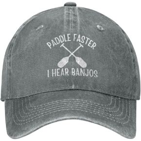 Paddle Faster I Hear Banjos Hat Men Baseball Caps Vintage Cap