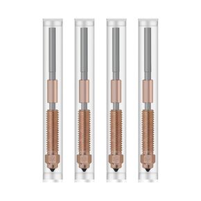 2 PCS 0.4mm and 2 PCS 0.6mm K1C Nozzle Unicorn Quick-Swap K1C Nozzle kit with Titanium Alloy Heat Break, Copper Alloy and Hardened Steel for Ender 3 V3, Ender 3 V3 Plus, Creality K1C