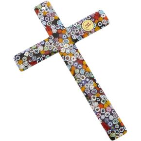 GlassOfVenice Murano Glass Wall Crucifix
