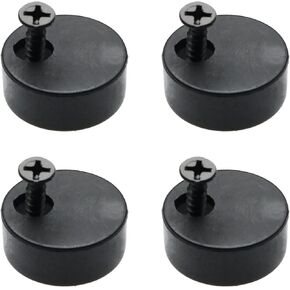 Maxmoral 2 Sets/ 4pcs Sliding Barn Door Hardware Anti Jump Pads Set Barn Door Accessories POM Anti Jump Parts