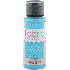 Fabric Creations Fabric Ink in Assorted Colors (2-Ounce), Aqua