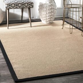 nuLOOM Machine Woven Laurel Jute Accent Rug, 2x3, Beige