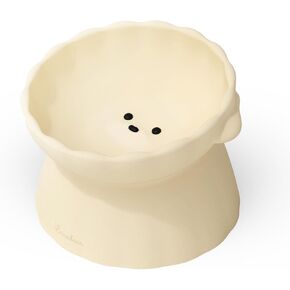 Lunabear elevated dog bowls, Raised dog bowl - Non slip, Perfect angel, Premium Silicone Material