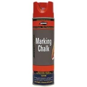 Aervoe 216 20-Oz Lead-Free Non-Clogging Can Temporary Marking Chalk Spray, Red