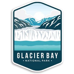 Glacier Bay National Park Sticker Decal Notebook Car Laptop 4"x5.5" (Color)