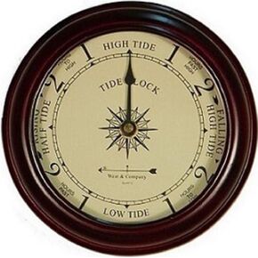 9 1/2" Cherry Tide Clock