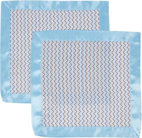 Miracle Blanket Soft Muslin Security Blanket Newborn Nursery Sleep Essential - Pack of 2 Warm Wraps (Aqua Stars) in Saudi Arabia