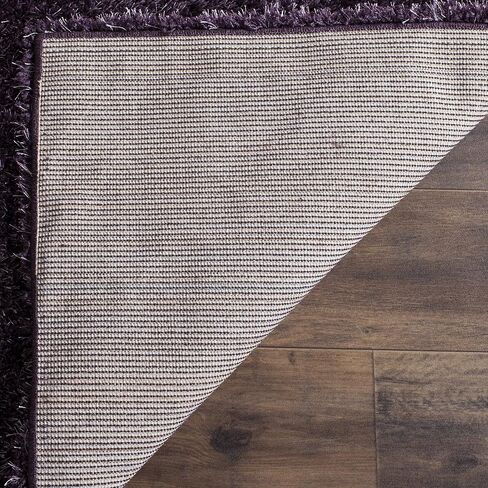 سجادة SAFAVIEH Charlotte Shag Collection - 2'3" x 8'، لافندر، غير قابلة للتساقط وسهلة العناية، سميكة 2 بوصة مثالية للمناطق ذات الحركة العالية في غرفة المعيشة وغرفة النوم (SGC720L) in Saudi Arabia