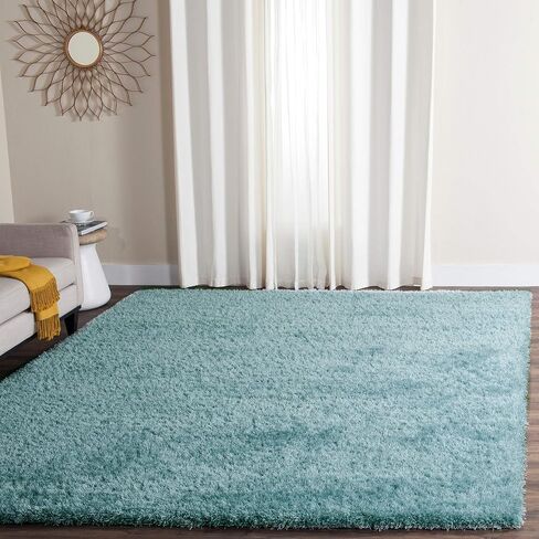 SAFAVIEH Charlotte Shag Collection Runner Rug - 2'3" x 8', Lavender, Non-Shedding & Easy Care, 2-inch Thick Ideal for High Traffic Areas in Living Room, Bedroom (SGC720L) in Saudi Arabia