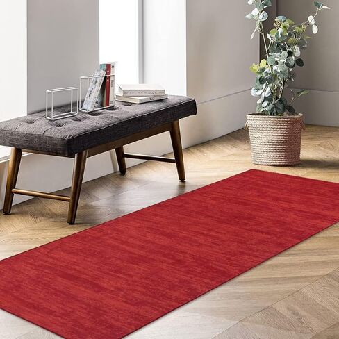 سجادة عداء، سجادة منطقة قابلة للغسل، 2x6، سجادة مدخل صلبة حديثة، غرفة المعيشة المعاصرة، المطبخ، غرفة النوم، عداء، كومة منخفضة، غير قابلة للانزلاق، غطاء أرضية رقيق، أزرق in Kuwait