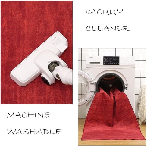 سجادة عداء، سجادة منطقة قابلة للغسل، 2x6، سجادة مدخل صلبة حديثة، غرفة المعيشة المعاصرة، المطبخ، غرفة النوم، عداء، كومة منخفضة، غير قابلة للانزلاق، غطاء أرضية رقيق، أزرق in Kuwait