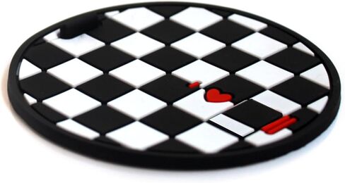 1 Peace of Soft Silicone Cup Holder Mat Coaster for Mini Cooper R50 R52 R53 R61 R60 R55 R56 R57 R58 R59 F54 F55 F56 F57 F60 Clubman Countryman,1 pcs,2.56 in,Union Jack in Saudi Arabia