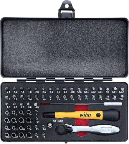Wiha 75965 65 Piece System 4 ESD Safe Master Technician Ratchet and MicroBits Set in Saudi Arabia