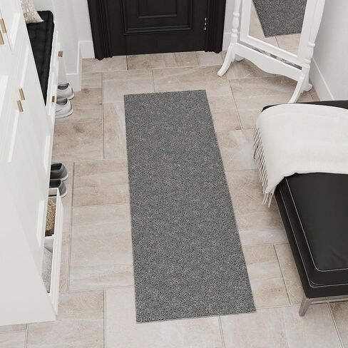 Ottomanson Modern Abstract Shag Rug 5x7 Soft Pile Shag Area Rug for Bedroom, Living Room, Dining Room, Office, 5'3" x 7', Beige/Ivory in Saudi Arabia