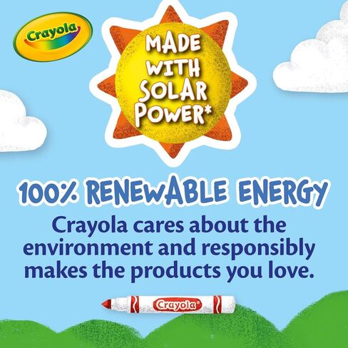 Crayola Washable Markers - Black (12ct), Kids Broad Line Markers, Bulk Markers for Classrooms & Teachers in Kuwait