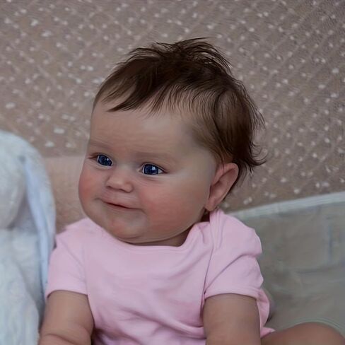 Reborn Baby Dolls - 20 Inch Realistic Reborn Baby Girl Vinyl Full Body, Handmade Lifelike Baby Dolls Toy for Kids Age 3+ in Saudi Arabia