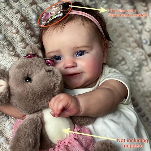 Reborn Baby Dolls - 20 Inch Realistic Reborn Baby Girl Vinyl Full Body, Handmade Lifelike Baby Dolls Toy for Kids Age 3+ in Saudi Arabia
