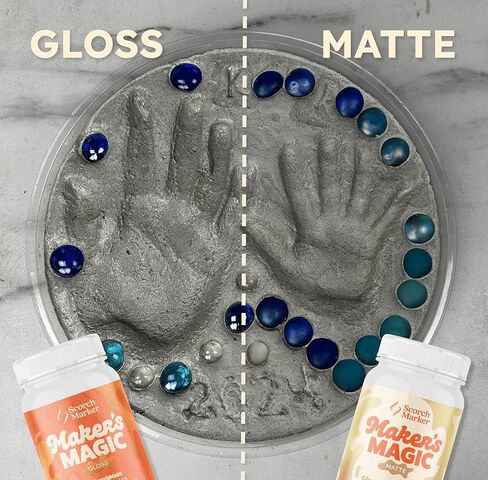 MAKER'S MAGIC من Scorch Marker، الكل في واحد، متعدد الأغراض، مانع تسرب ديكوباج بقاعدة مائية، غراء، ولمسة نهائية للحرف اليدوية والمشروعات الفنية في أسرع وقت للتجفيف والمعالجة. لمسة نهائية لامعة، 8 أونصة (3 عبوات) in Kuwait