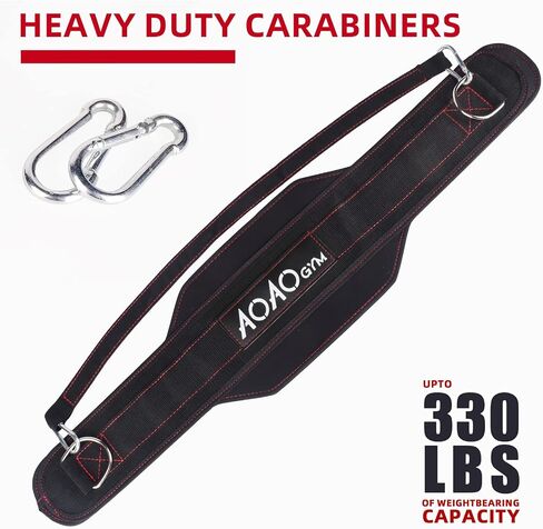 Dip Belt for Weight Lifting, Dip Belt with Chain for Men, Gym Workout Pull Up Dipping Belt for Powerlifting, Squat, Bodybuilding, Strength Training, Weighted Belt for Dips in Saudi Arabia