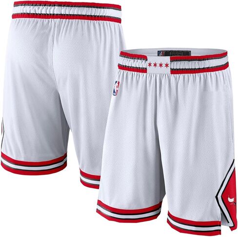 Chicago Bulls NBA Kids Youth 8-20 Association Edition White On-Court Swingman Performance Shorts in Saudi Arabia
