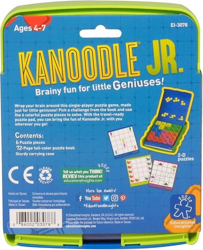 Educational Insights Kanoodle Jr. Classroom Pack of 10, 60 Puzzles in Each Game, Ages 4+ in Kuwait