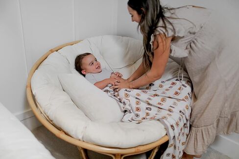 Lucy Darling Little Dreamer Little Camper Organic Cotton Baby Blanket - Premium, Eco-Friendly, Soft Cotton Baby Blanket for Girl or Boy in Saudi Arabia