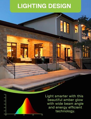 PAR38 LED Bug Light Bulbs for Outdoor, 150-200W Equivalent Flood Light Bulbs Amber Yellow, 15W 1300LM, Not-dimmable, E26 Base for Porch, Party, Backyard, 2 Pack in Saudi Arabia