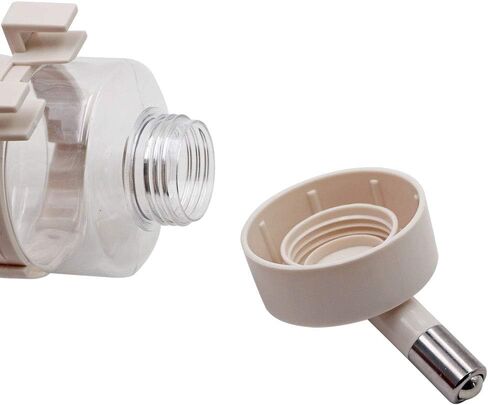 قطعتان من زجاجة مياه للكلاب، 400 مل على شكل أرنب الهامستر والقطط بدون تنقيط، حاوية زجاجة مياه سعة 15 أونصة للحيوانات الصغيرة in Kuwait