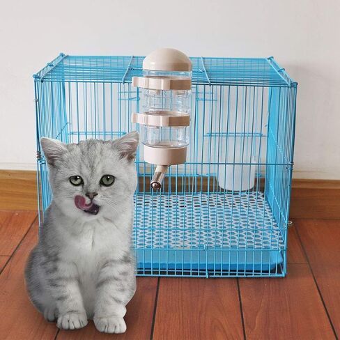 قطعتان من زجاجة مياه للكلاب، 400 مل على شكل أرنب الهامستر والقطط بدون تنقيط، حاوية زجاجة مياه سعة 15 أونصة للحيوانات الصغيرة in Kuwait