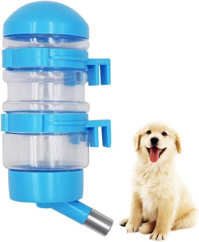 قطعتان من زجاجة مياه للكلاب، 400 مل على شكل أرنب الهامستر والقطط بدون تنقيط، حاوية زجاجة مياه سعة 15 أونصة للحيوانات الصغيرة in Kuwait