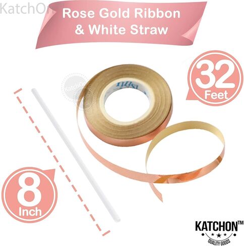 KatchOn, Rose Gold One Balloon for First Birthday - 20 Inch | Script One Rose Gold Balloon for One Sweet Peach Birthday Decorations | Rose Gold Number One Balloon for 1st Birthday Decorations Girl in Saudi Arabia