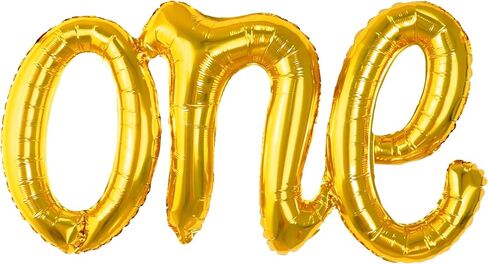 KatchOn, Rose Gold One Balloon for First Birthday - 20 Inch | Script One Rose Gold Balloon for One Sweet Peach Birthday Decorations | Rose Gold Number One Balloon for 1st Birthday Decorations Girl in Saudi Arabia