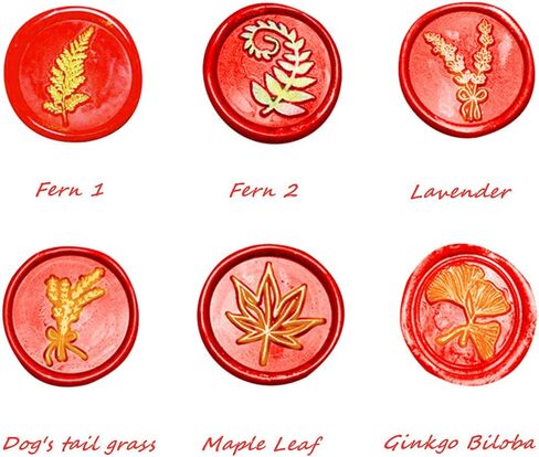 Wax Seal Stamp Kit, Afobby Flower Wax Seal Stamp Set with 6 PCS Removable Brass Heads and 1 Wooden Handle, Retro Camomile Lotus Iris Sealing Wax Stamps for Wedding Invitation Envelopes Decoration in Saudi Arabia