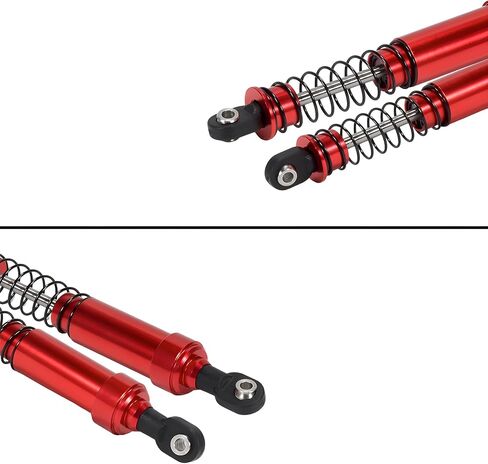 AMK 1/10 RC Crawler Shocks, 4Pcs 75mm Aluminum Big Bore RC Shocks with Oil Filled RC Crawler Shocks for 1/10 RC Crawler Axial SCX10 Capra D90 Gspeed V4 Element TRX4 Upgrades (Blue 75mm 4Pcs) in Saudi Arabia