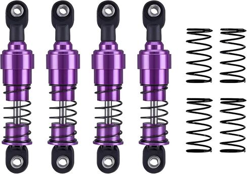 AMK 1/10 RC Crawler Shocks, 4Pcs 75mm Aluminum Big Bore RC Shocks with Oil Filled RC Crawler Shocks for 1/10 RC Crawler Axial SCX10 Capra D90 Gspeed V4 Element TRX4 Upgrades (Blue 75mm 4Pcs) in Saudi Arabia