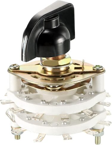 Band Selector Rotary Switch 4P5T 4 Pole 5 Position, 2 Deck [for Radio, TV, Industrial Machine Control Unit] - 1 Pcs in Saudi Arabia