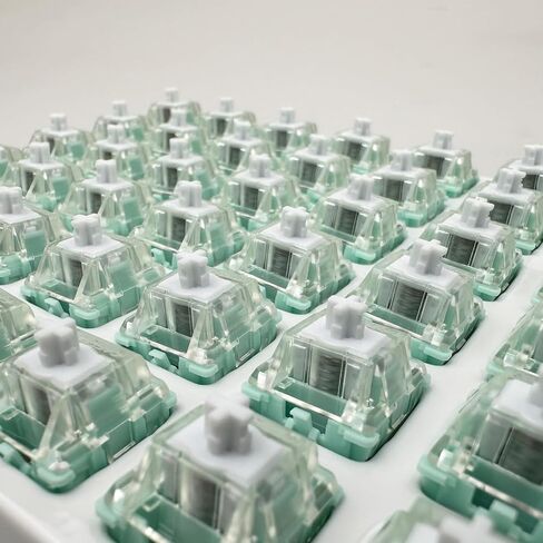 GATERON Magnetic Jade Switches for Magnetic Mechanical Keyboards,Linear 30gf/electromagnetic Trigger/Adjustable Key Range Pre-lubed HiFi Sound Switches (Magnetic Jade,10Pcs) in Saudi Arabia