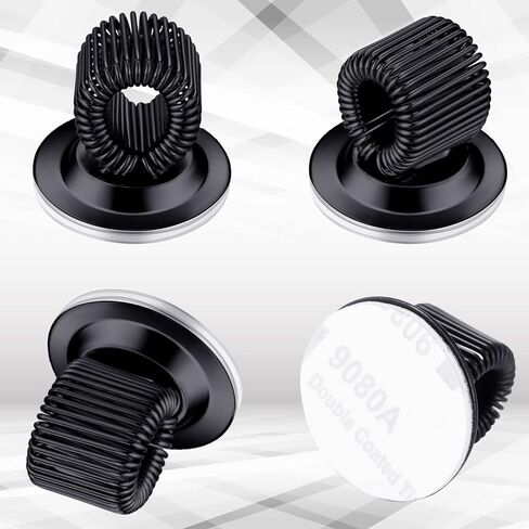 12 Pieces Pen Holder Clips Self Adhesive Pen Pencil Holder Pen Clip Holder Manganese Steel Pen Holder with Adjustable Spring Loop Marker Holder for Home Office Whiteboard Kitchen Car in Saudi Arabia