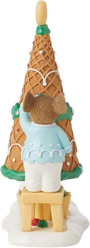 Enesco Tails with Heart Christmas Decorating The Waffle Cone Miniature Figurine, 1.77 Inch, Multicolor in Saudi Arabia