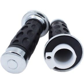 Universal 7/8inch 22mm Handle Bar Grip Throttle Tube Handlebar Compatible for Pit Dirt Pocket Bike Scooter ATV Quad Buggy Moped GY6 50cc-90cc 110cc 125cc 150cc QMB139 Chinese XR50 XR70 CRF50