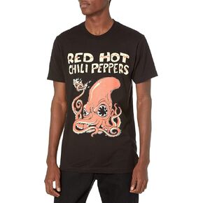 Red Hot Chili Peppers Men's Standard Official Fire Squid T-Shirt
